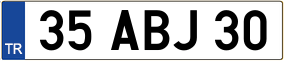 Truck License Plate